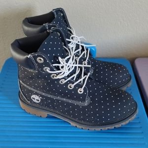 Polka dot Timberland woman's boots